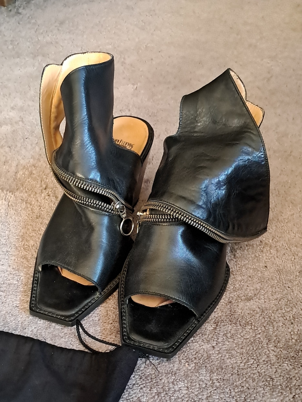 Fluevog Heels With Zipper